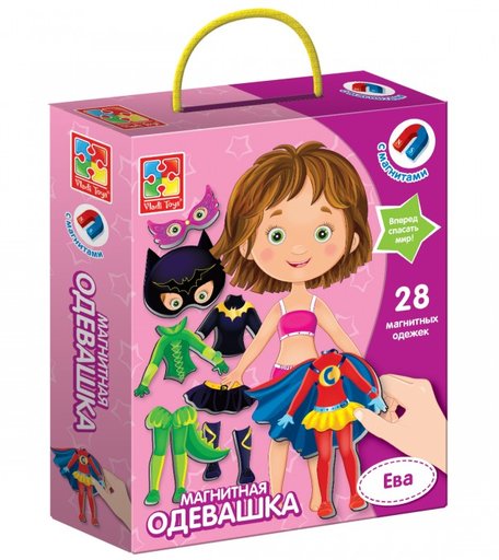 Vladi toys Магнитная игра Одевашка Ева