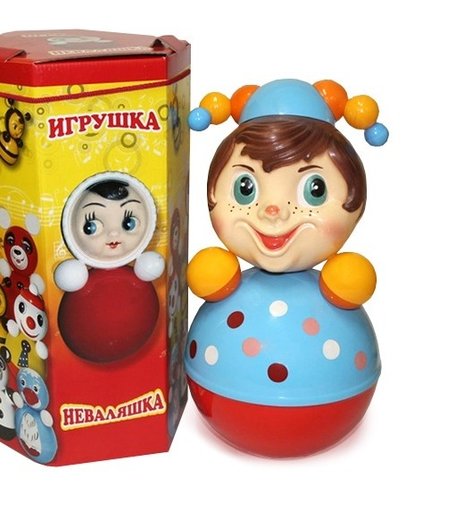 Развивающая игрушка Russia Неваляшка Скоморох 41 см