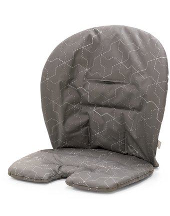 Подушка к комплекту-вставке Stokke Steps Baby Set, Geometric Grey, серый