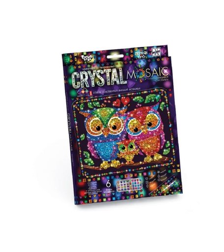 Набор для творчества Данко-Тойс Crystal Mosaic Совы