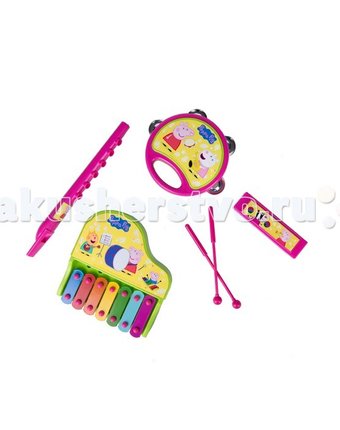 Музыкальный инструмент Свинка Пеппа (Peppa Pig) Набор инструментов на блистере