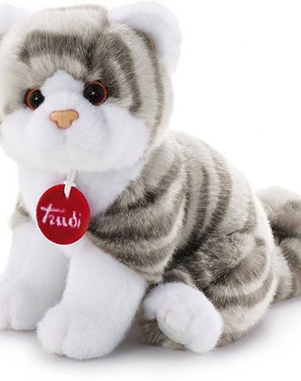 Миниатюра фотографии Мягкая игрушка trudi котёнок брэд 24 см