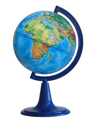Глобус Глобусный мир С физической картой Земли