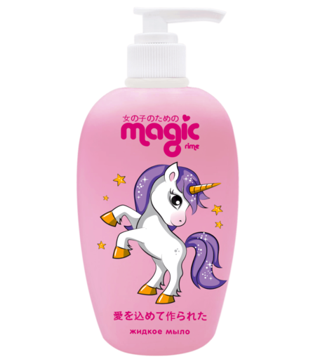 Жидкое мыло Magic rime Йогуртовая ежевика, с рождения, 293 мл