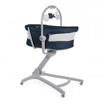 Кроватка-стульчик Chicco Baby Hug 4 в 1 Air India Ink, синий
