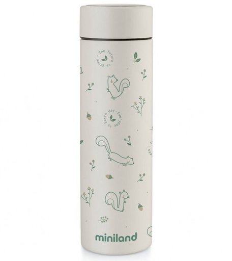 Термос Miniland для жидкостей Natur Thermos бурундук 450 мл