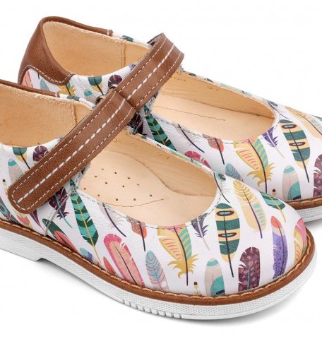 Tapiboo Туфли для девочки Перья 25009