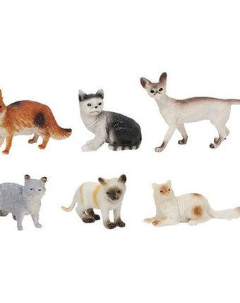 Миниатюра фотографии Игровой набор играем вместе диалоги о животных кошки 6 шт