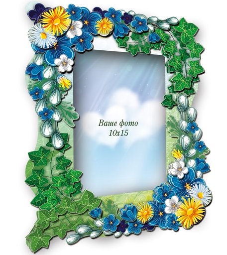 Хобби и Творчество VIZZLE Объемная картина Тенистый сад