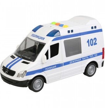 Машина инерционная «Mercedes-Benz Sprinter Полиция» Технопарк