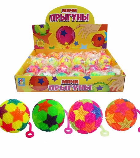 Мяч 1Toy «Звезда» со светом