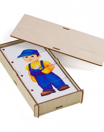 Миниатюра фотографии Деревянная игрушка сибирские игрушки собери картинку профессии