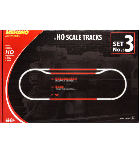 Дополнительные детали железной дороги Mehano Набор №3, 1:87