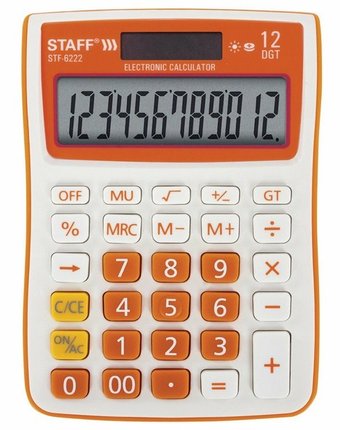Миниатюра фотографии Staff калькулятор настольный stf-6222