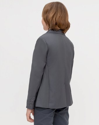 Пиджак серый двубортный Button Blue