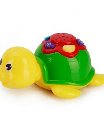 Интерактивная игрушка-ночник Умка Черепашка желто-зеленая