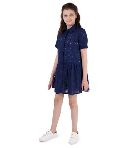 Платье Leader Kids Синее шитье
