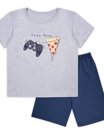 Пижама шорты/футболка с коротким рукавом Веселый малыш True