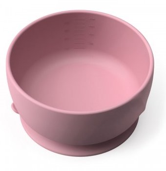 Тарелка Everyday Baby силиконовая глубокая, розовый