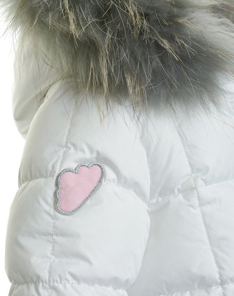 Миниатюра фотографии Белое зимнее пальто gulliver
