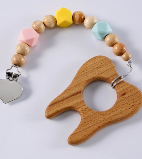 Держатель для пустышки Mosaic Зуб Mosaic, для новорожденных