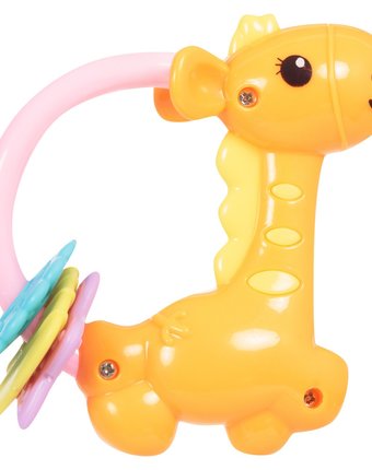Миниатюра фотографии Развивающая игрушка игруша жираф (оранжевый)