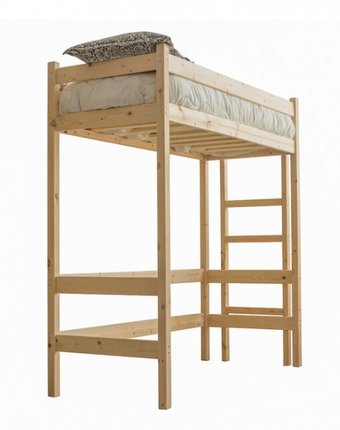 Миниатюра фотографии Подростковая кровать green mebel чердак л1 80х160 см