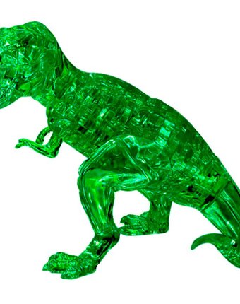 Миниатюра фотографии Головоломка crystal puzzle динозавр зеленый цвет: зеленый