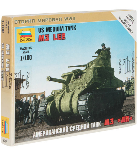 Сборная модель Звезда Американский танк. M3 Ли