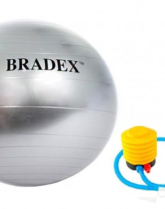 Миниатюра фотографии Bradex мяч для фитнеса фитбол-85 с насосом