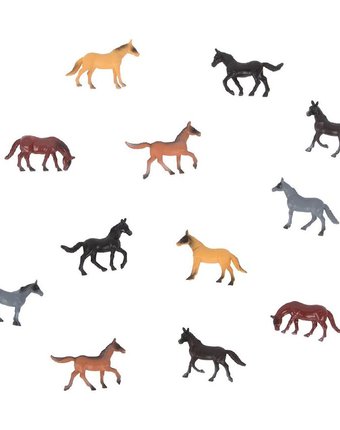 Игровой набор Играем Вместе Диалоги о животных Лошади 12 шт 5 см