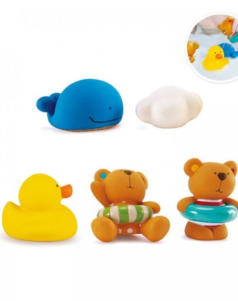 Миниатюра фотографии Hape игрушки для купания тедди и его друзья