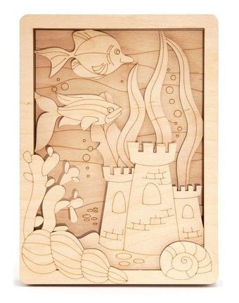 Миниатюра фотографии Сборная модель для раскрашивания аквариум орландо