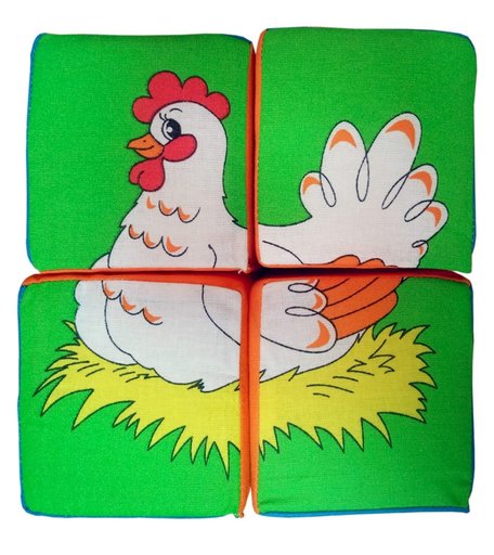 Набор кубиков Издательство Учитель Курочка Ряба, 8х8х8