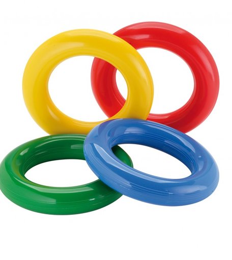 Развивающая игрушка Gymnic Кольцо гладкое Gym Ring 4 шт.