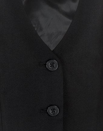 Миниатюра фотографии Черный классический жилет button blue
