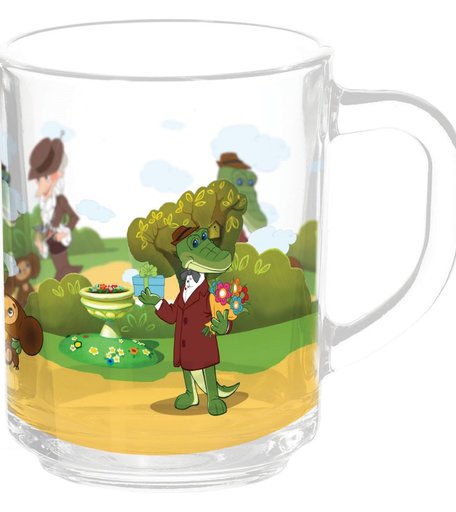 кружка Priority Кружка PrioritY Союзмультфильм Чебурашка и крокодил Гена 200 мл. в подарочной коробке Чебурашка и крокодил Чебурашка и крокодил Гена, 200 мл