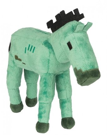 Миниатюра фотографии Мягкая игрушка minecraft лошадь-зомби 18 см