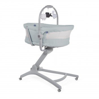 Кроватка-стульчик Chicco Baby Hug 4 в 1 Air Antiguan Sky, светло-голубой