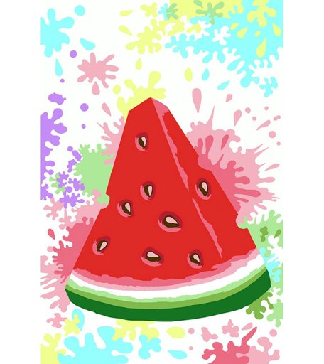 Набор для раскрашивания по номерам ФРЕЯ Арбузный фреш