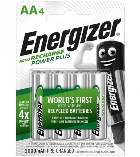 Energizer Аккумулятор Power Plus AA (HR06) 2000mAh 4BL