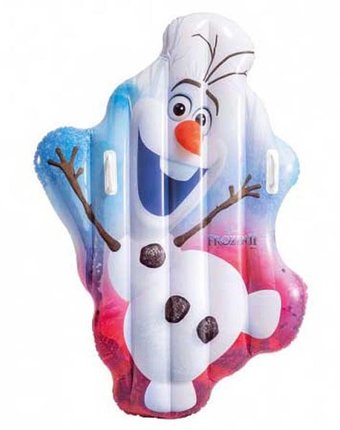Intex Надувной мат для плавания Disney Холодное сердце 140х104 см