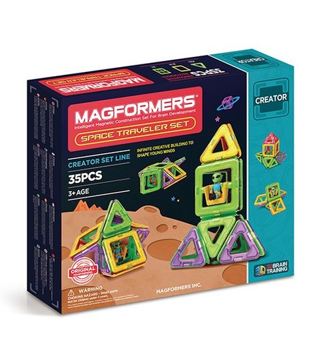 Конструктор Magformers Space Traveler set Магнитный 35 элементов