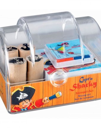 Развивающая игрушка Spiegelburg Набор штампов Capt'n Sharky 20145