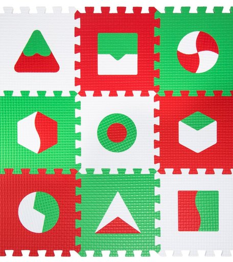 Коврик-пазл EVALINE Геометрия 3Д