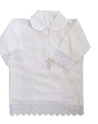 Миниатюра фотографии Папитто крестильная рубашка для мальчика 1314
