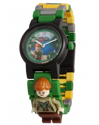 Часы Lego Jurrasic World Наручные аналоговые Fallen Kingdom с минифигурой Claire