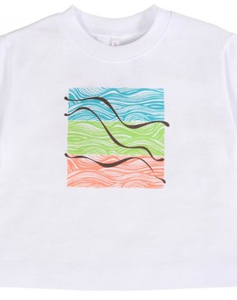 Миниатюра фотографии Мамуляндия футболка для девочки волны 21-258