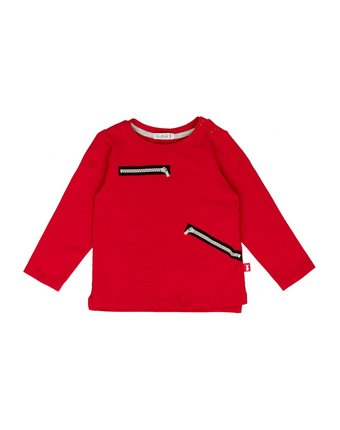 Красная футболка с длинным рукавом Gulliver