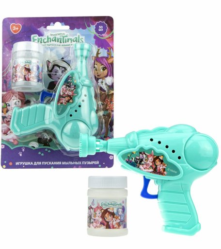 Пистолет с мыльными пузырями Enchantimals 50 мл